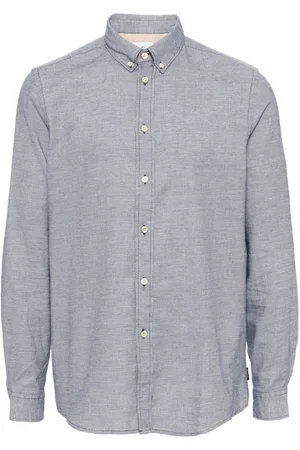Paul Smith Button-up cotton-blend shirt