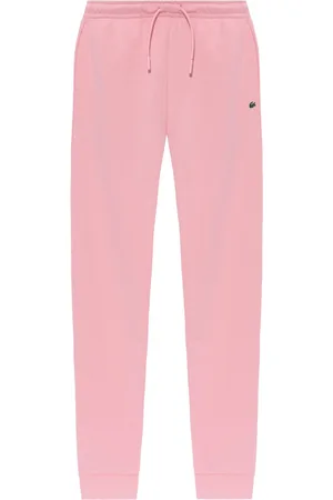 Lacoste Logo-embroidered cotton track pants