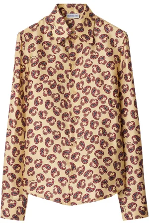 Burberry Paisley-print silk shirt