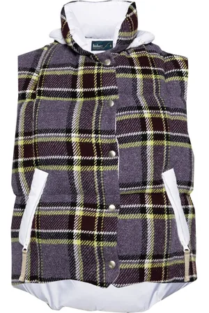 Kolor Checked puffer gilet