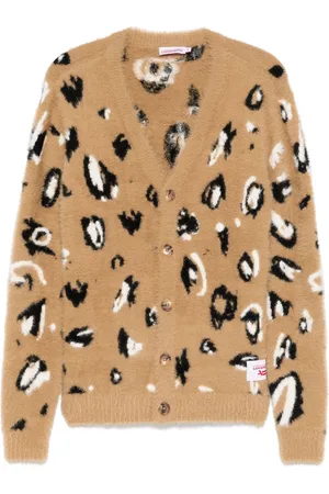 Charles Jeffrey Loverboy Brushed-finish patch-logo cardigan