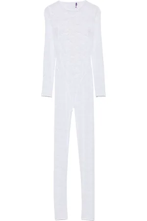 MAISON CLOSE Long sleeve backless jumpsuit