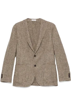 Boglioli Monogram-jacquard blazer
