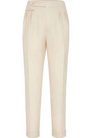 Brunello Cucinelli Herringbone trousers