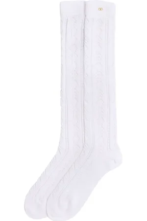 VALENTINO GARAVANI VLogo perforated socks