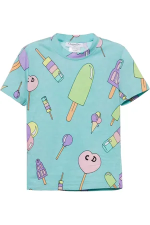 Dior 2002 graphic print short-sleeves T-shirt