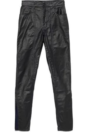 MUGLER Coated-finish trousers