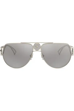 VERSACE Medusa pilot-frame sunglasses
