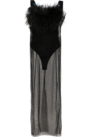 LOULOU Crystal-embellished maxi dress