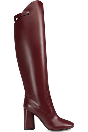 Sergio Rossi Sr Pilier leather boots