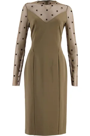 Givenchy Logo-jacquard midi dress