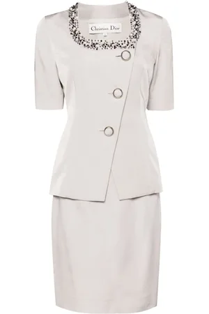 Dior Bead-embellished skirt suit