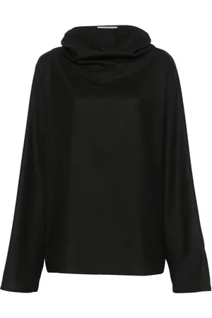 DUSAN Cowl-neck blouse