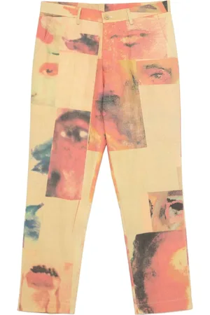 KIDSUPER STUDIOS Collage Faces trousers