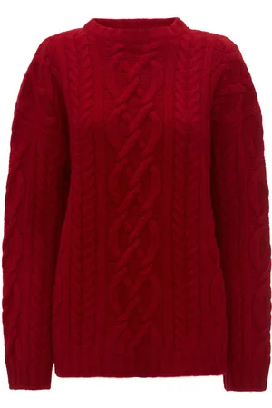 J.W.Anderson Cable-knit crew-neck jumper