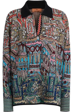 Missoni Graphic-print knitted jumper