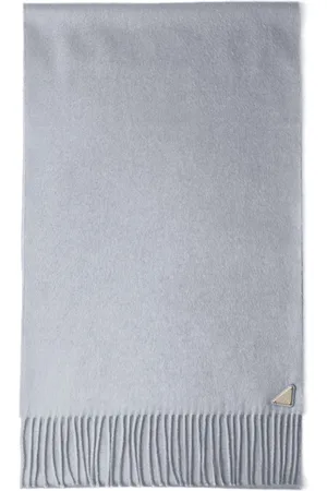 Prada Enamel triangle-logo scarf
