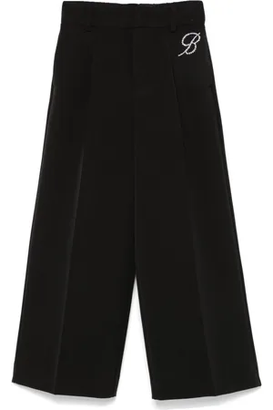 MISS BLUMARINE Rhinestone-embellished trousers