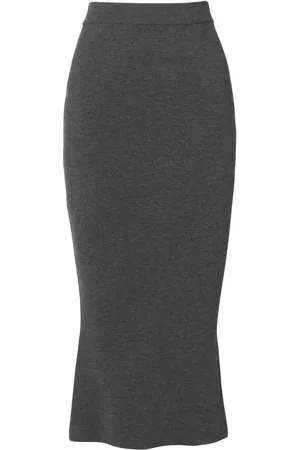Cashmere In Love Knitted mermaid midi skirt