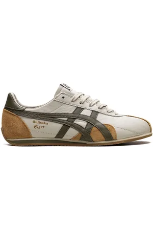 Onitsuka Tiger Runspark "Beige Olive Green Mustard Yellow" sneakers