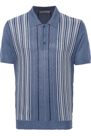 corneliani Striped polo shirt