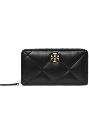 Tory Burch Kira diamond quilt zip continental wallet