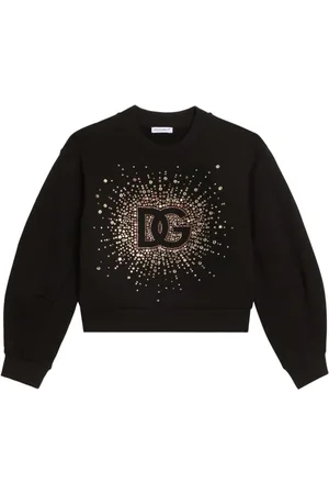 Dolce & Gabbana Crystal-logo sweatshirt