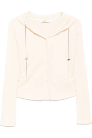 B+AB Hooded button-up cardigan