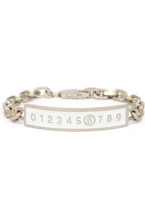 Maison Margiela Enamel-logo bracelet