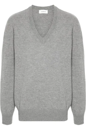LANEUS Mélange-effect sweater