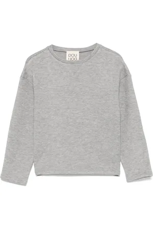 DOUUOD KIDS Mélange-effect sweatshirt