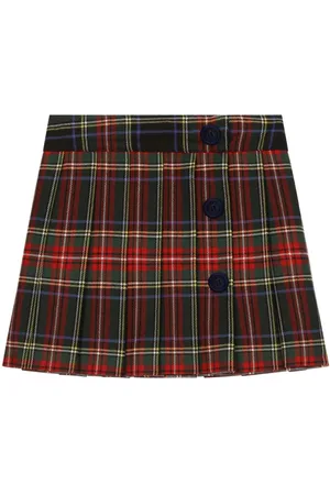 Dolce & Gabbana Tartan-check print skirt