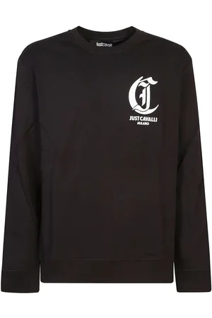Roberto Cavalli Embroidered cotton sweatshirt