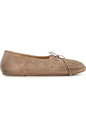 MARSÈLL Suede leather ballerina shoes
