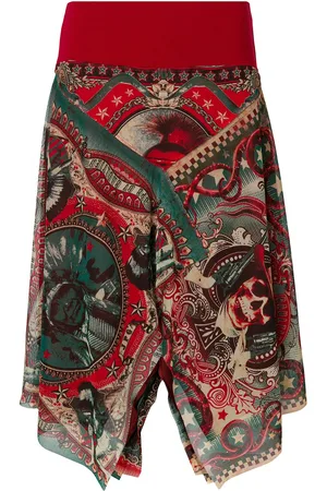Jean Paul Gaultier Sheer printed skirt