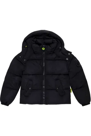 BARROW Logo-appliqué puffer jacket