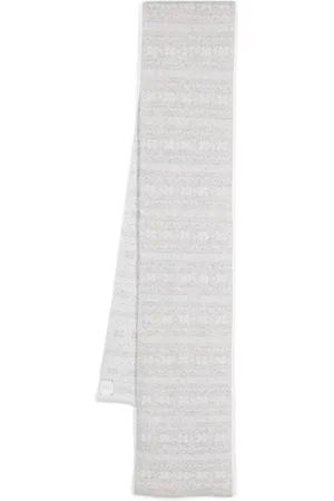 ELEVENTY Fair isle-intarsia scarf