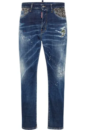 Dsquared2 Distressed straight-leg jeans