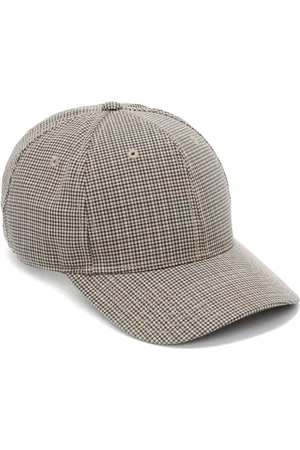 Victoria Beckham Dogtooth check wool cap