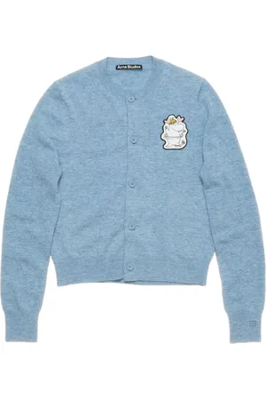 Acne Studios X Moomin logo-patch cardigan