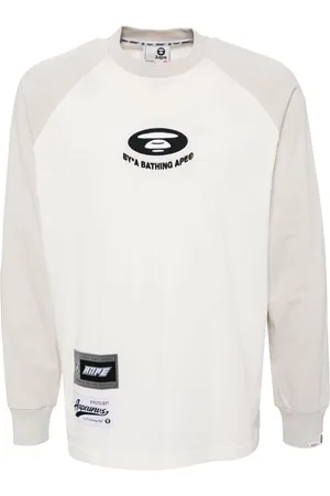 A Bathing Ape Moonface logo T-shirt
