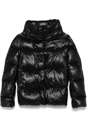 HERNO Logo-plaque puffer jacket