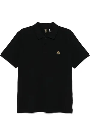 Moose Knuckles Everett Gold polo shirt