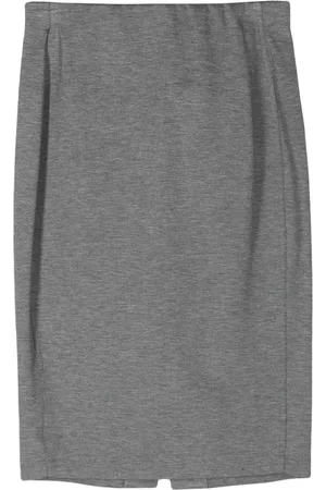SEVENTY BY SERGIO TEGON Mélange midi skirt