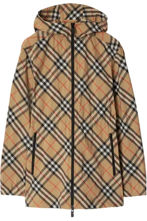 Burberry Nova Check hooded coat