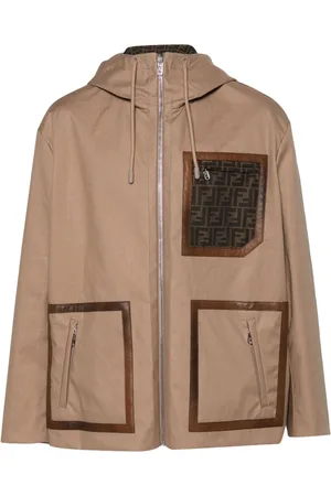 Fendi FF-motif reversible parka