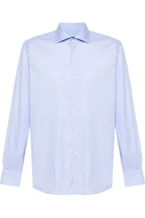 corneliani Mini-checked shirt