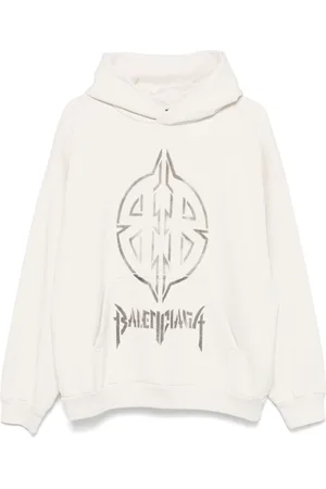 Balenciaga Metal BB stencil hoodie