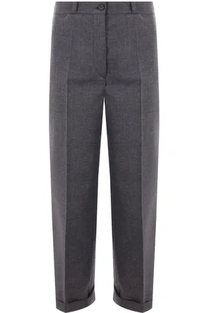 Prada Mid-rise wool tailored trousers