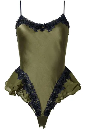 Twin-Set Rhinestone-embellished bodysuit